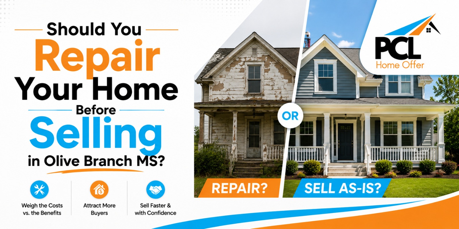 Should you repair your home before selling in Olive Branch MS